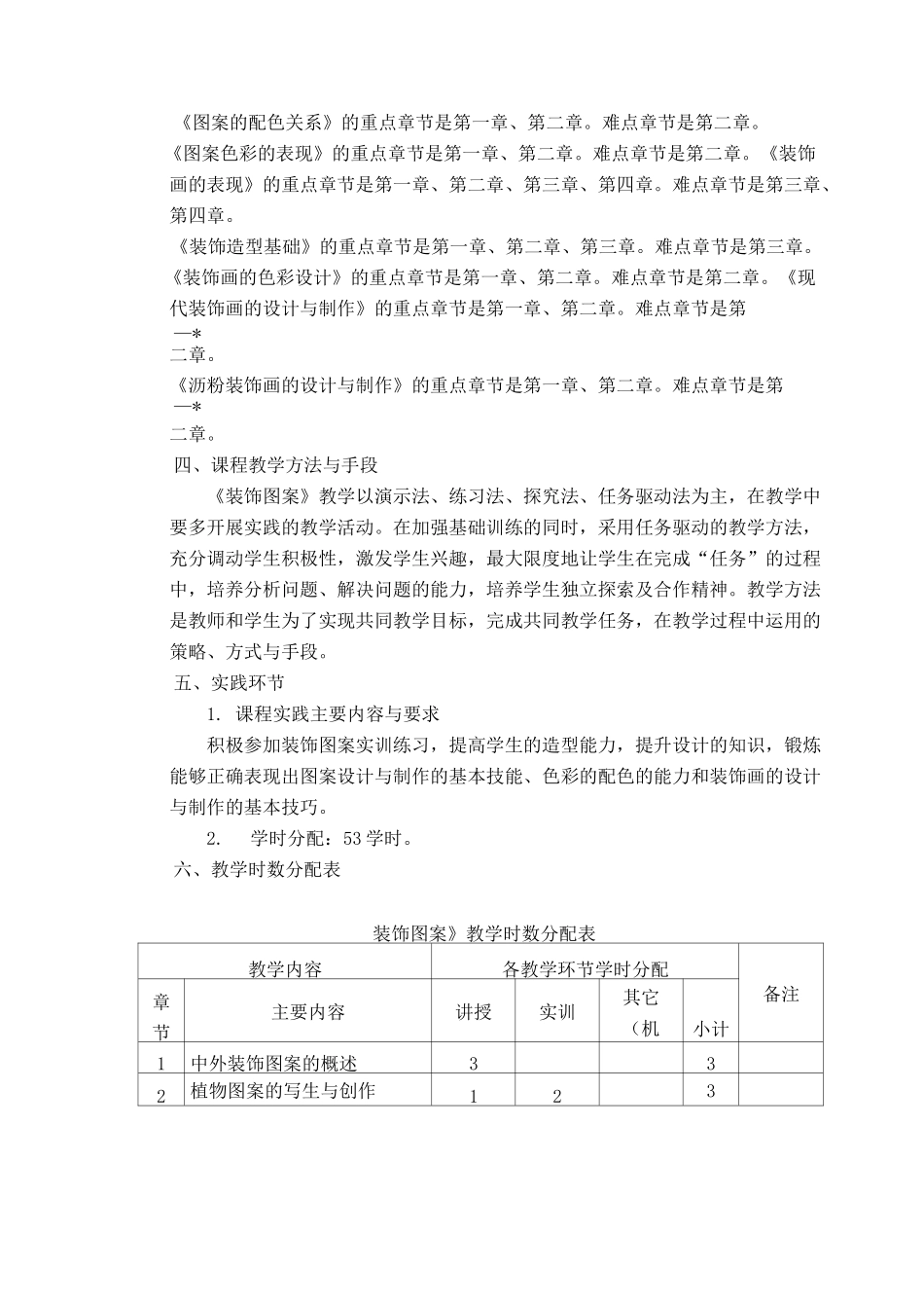 装饰图案课程标准_第2页