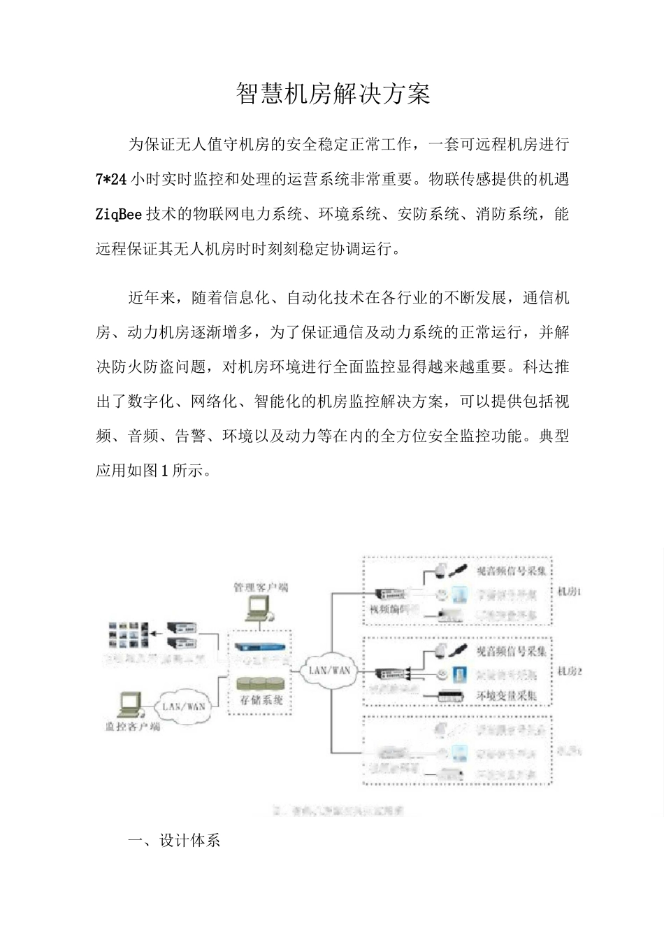 智慧机房解决方案_第1页