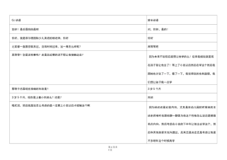 少儿英语课程顾问电话录音逐字稿