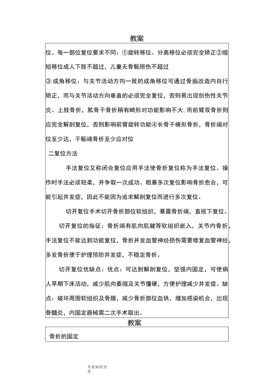骨折治疗原则教学案_第2页