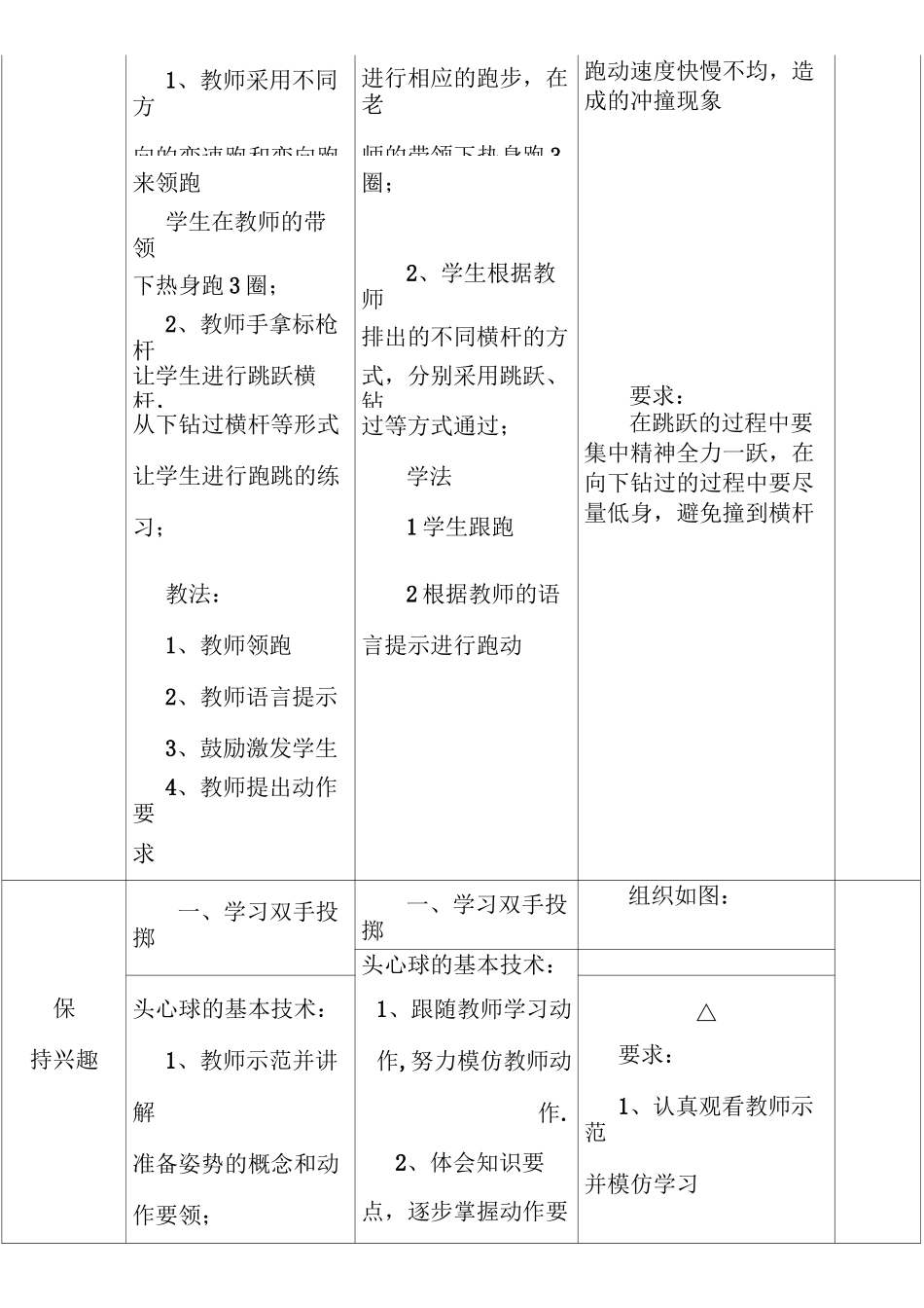 双手投掷实心球教案_第3页