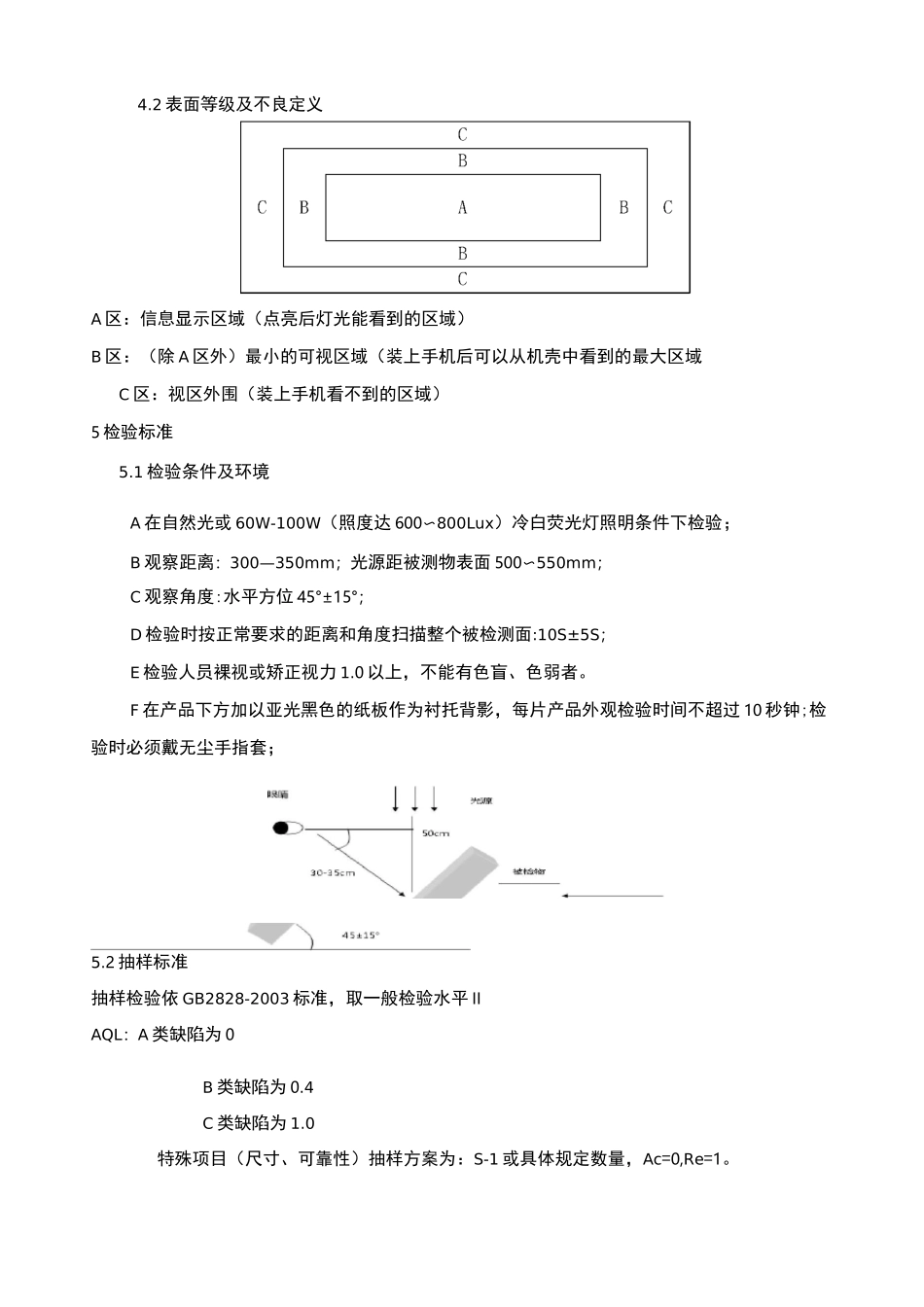 手机LCD检验标准_第2页