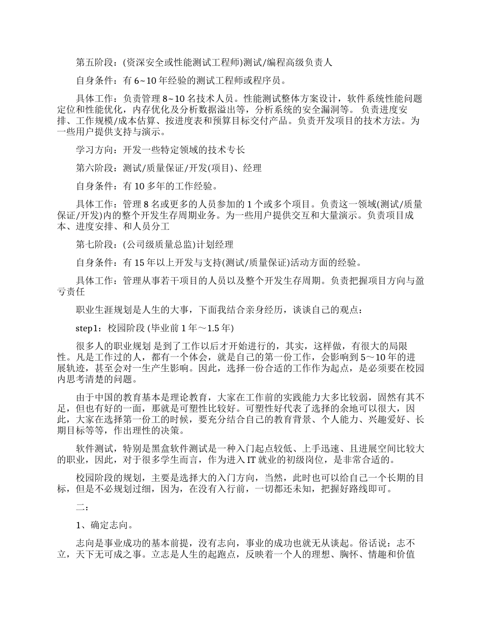 热门职业规划书范文_第2页