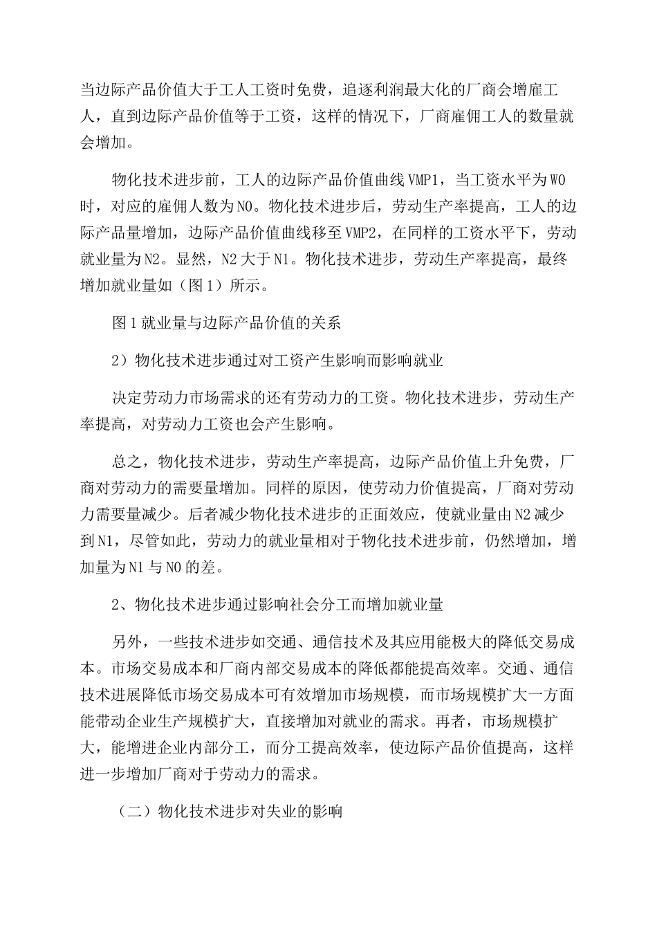 物化技术进步对就业的双面影响机理与实证-免费_第2页