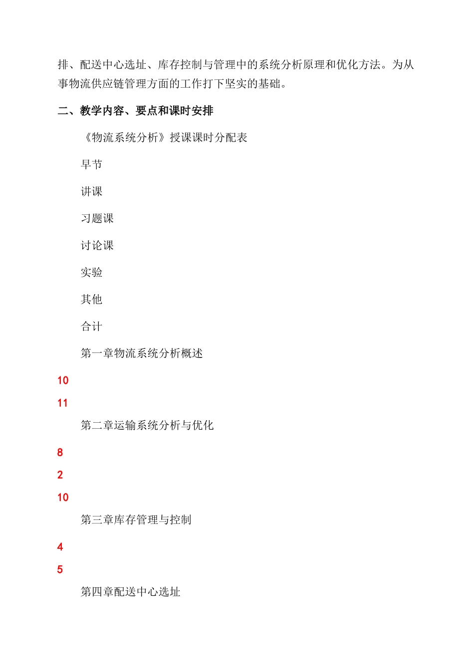 物流系统分析教学大纲_第2页