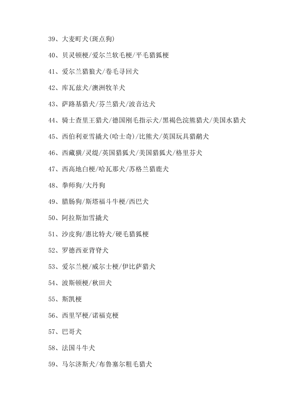 犬类智商排名一览表-最全的狗狗智商排行_第3页