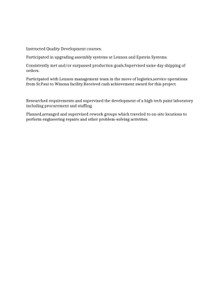 生产经理英文简历写作