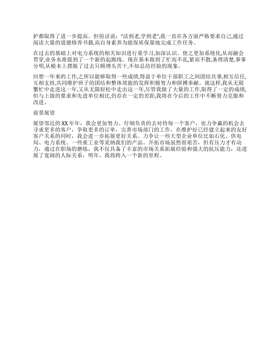电力系统XX年终总结_第2页