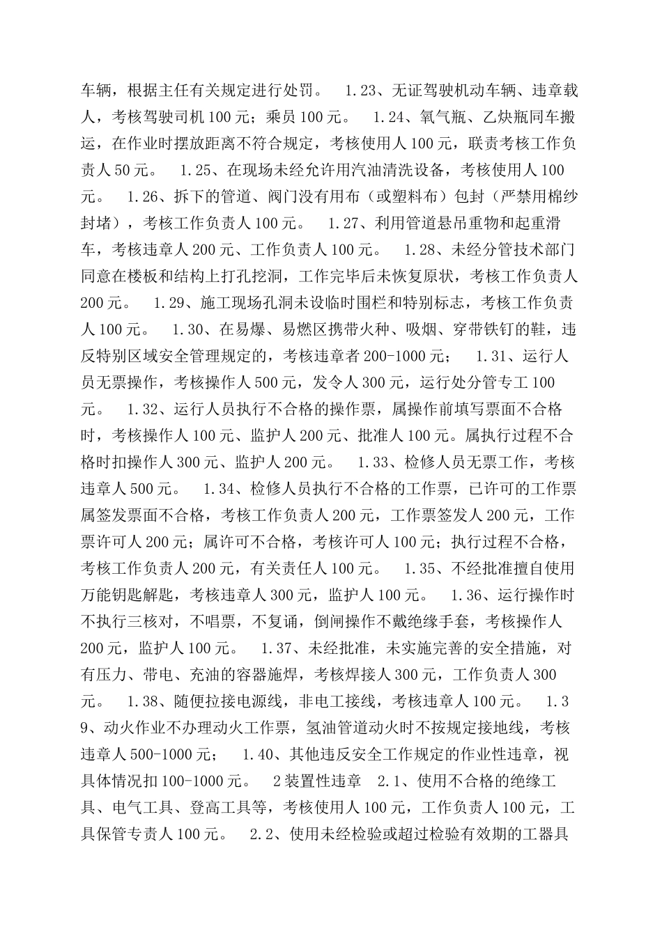 电厂反违章考核细则_第2页