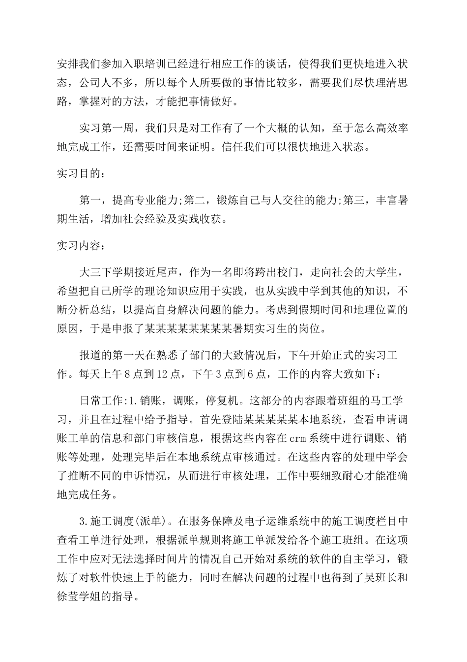 电子商务实习报告范文总结范文500字_第2页