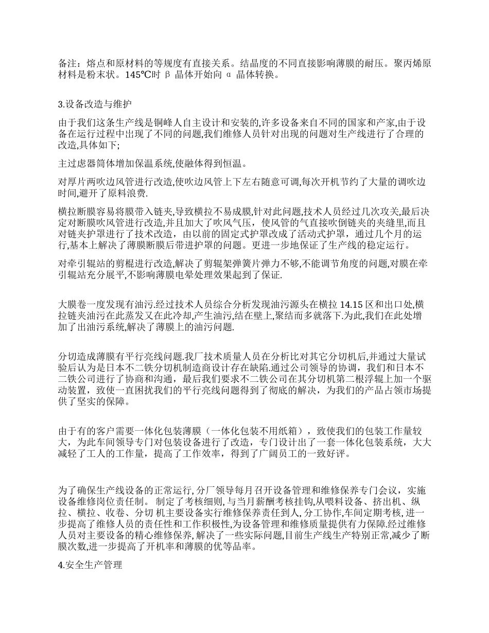 电容薄膜年度年终工作总结_第2页