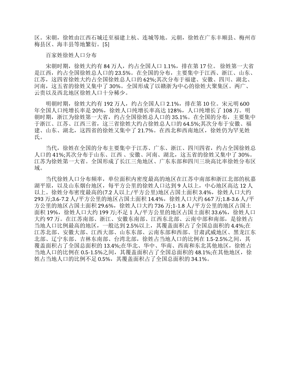 百家讲坛百家姓徐姓_第2页