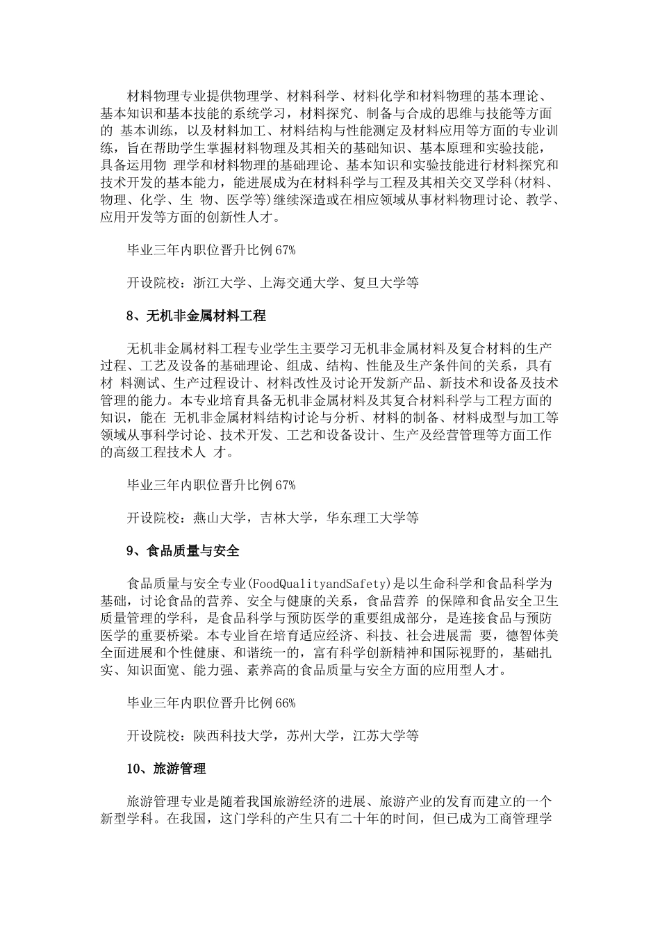 盘点就业晋升最快的十大专业_第3页