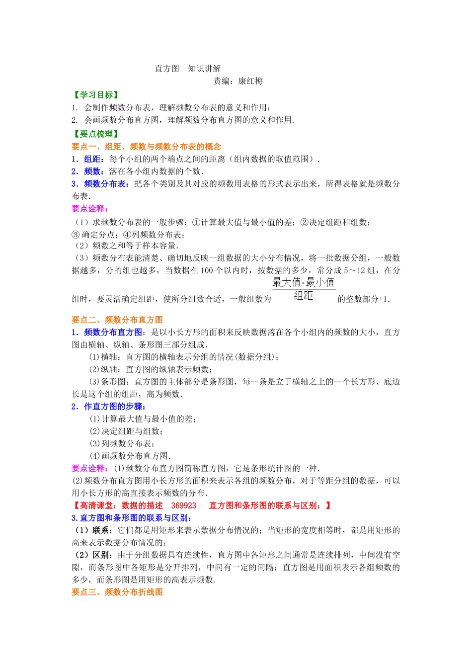 直方图-知识讲解_第1页