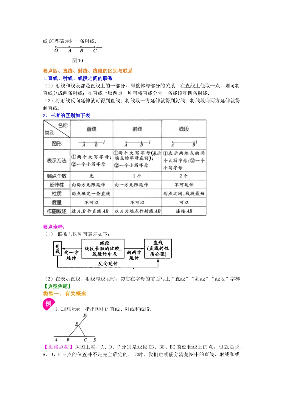 直线、射线、线段知识讲解_第3页