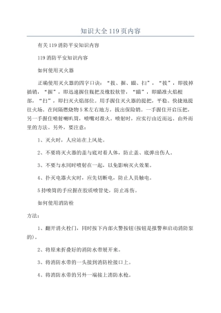 知识大全119页内容