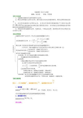 知识讲解-电磁感应-复习与巩固-基础