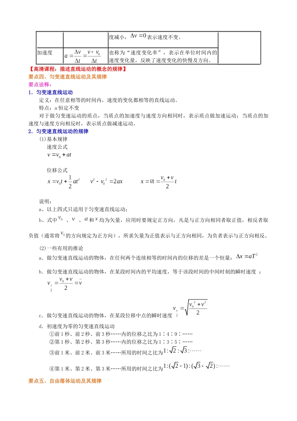知识讲解匀变速直线运动复习与巩固_第3页