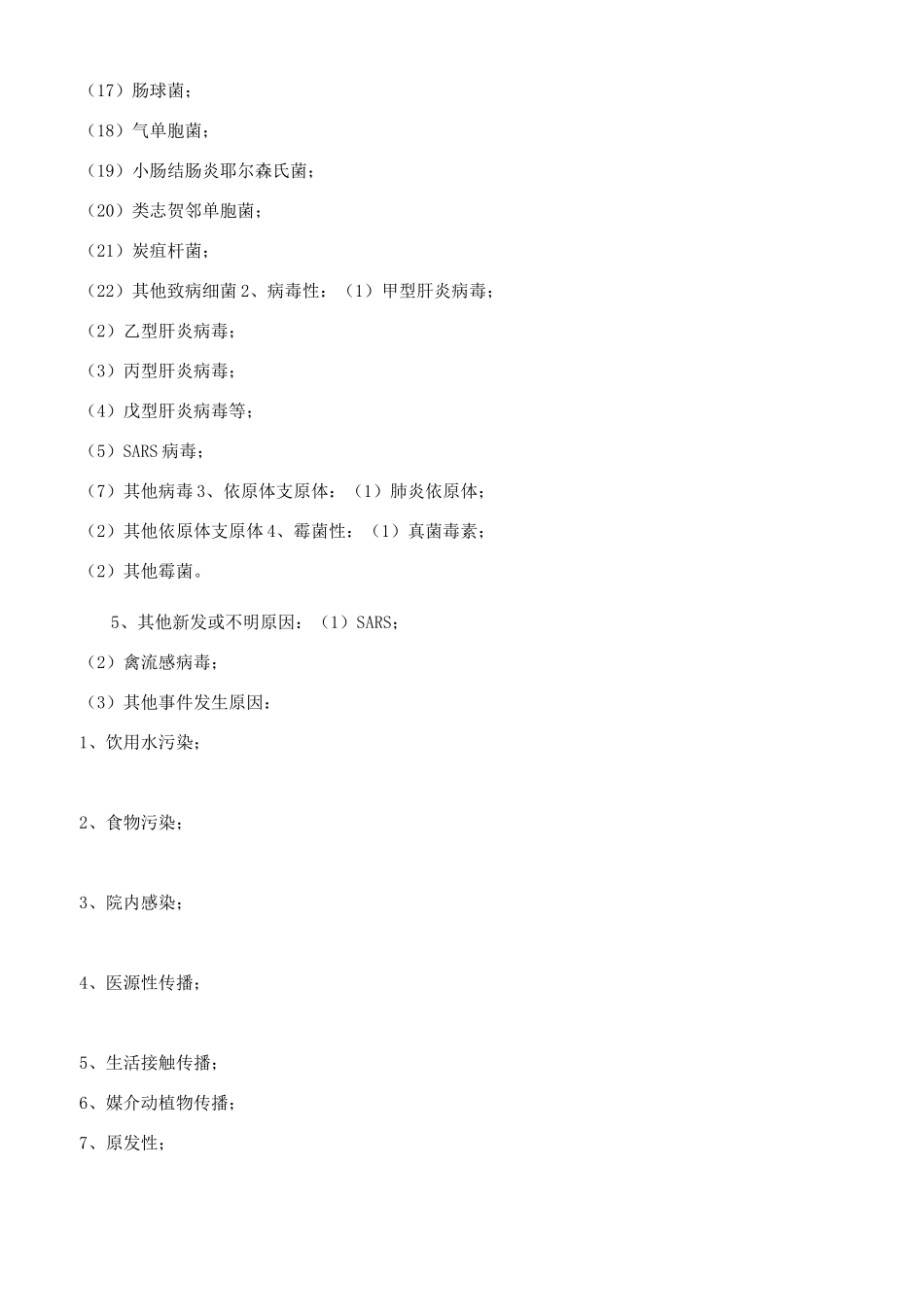 突发公共卫生事件相关信息报告卡_第3页