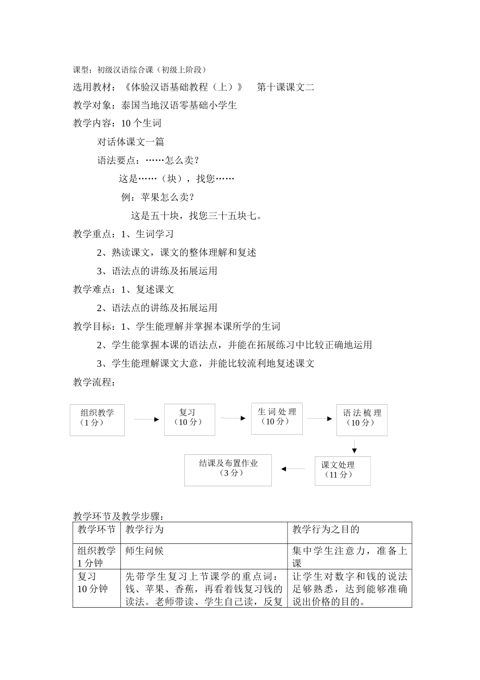 第十课-苹果多少钱一斤-教案-065-王菁_第1页
