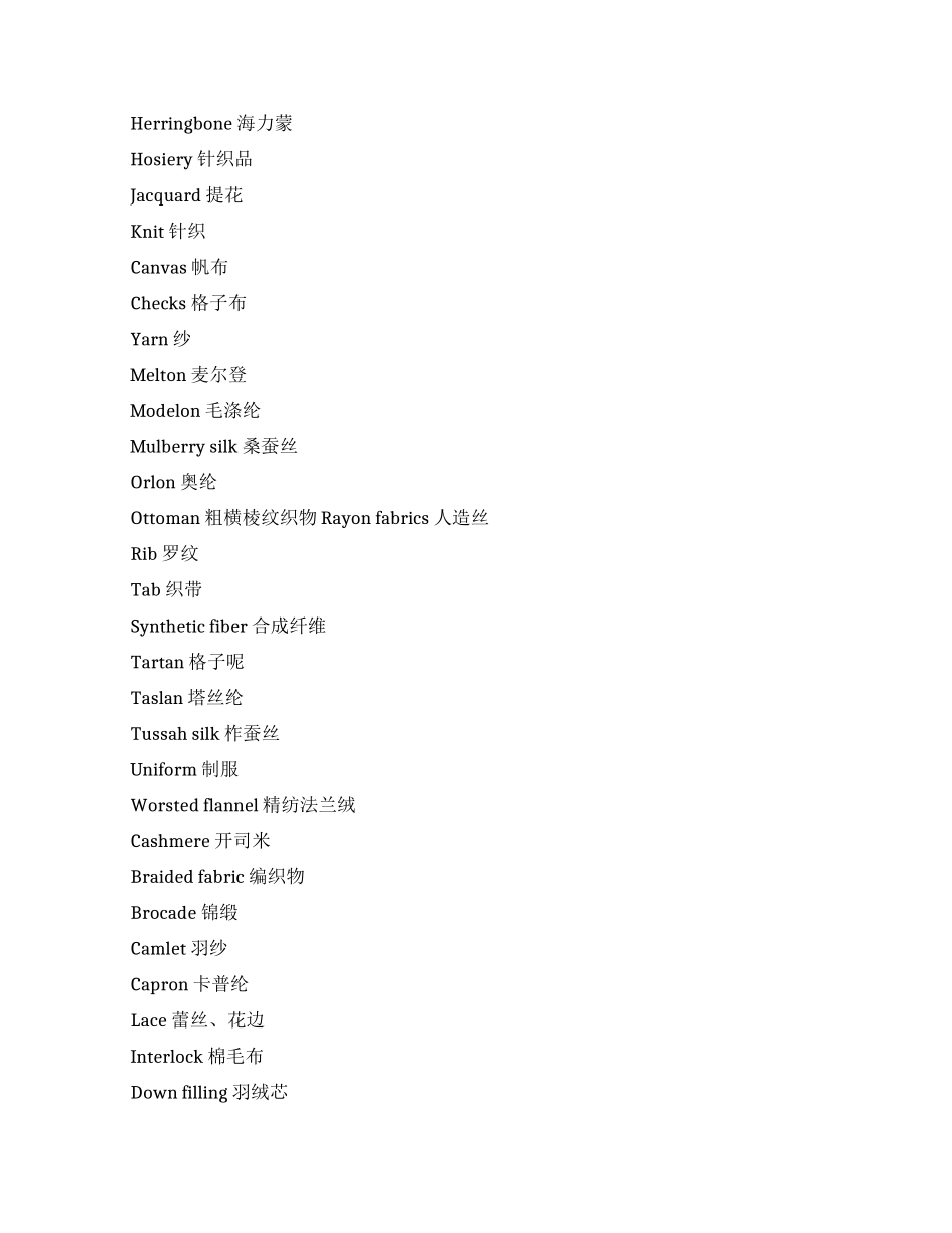 纺织品常用文档_第3页