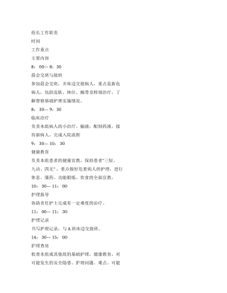 组长工作流程文档