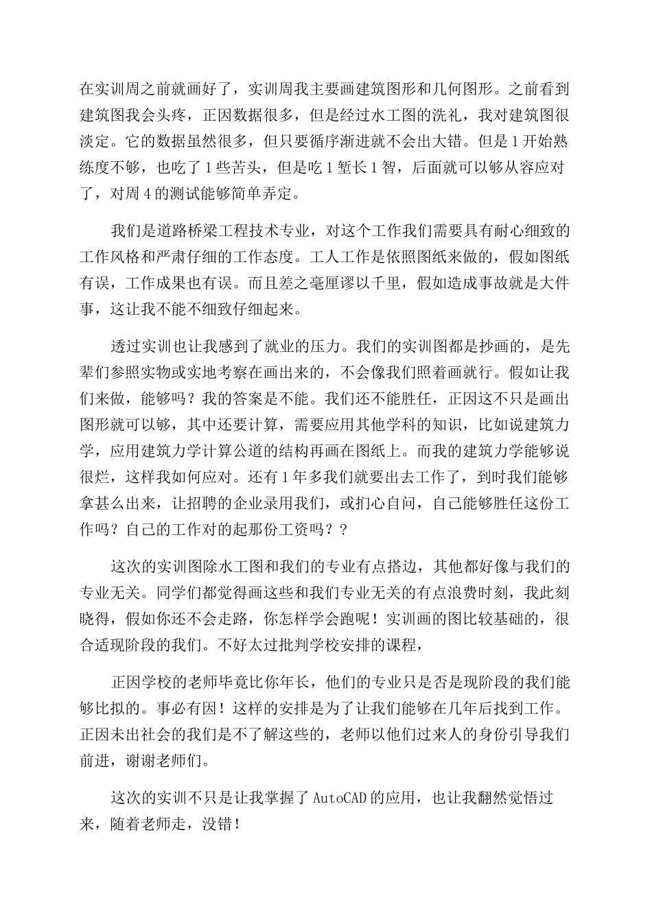 绘图实训心得体会_第2页