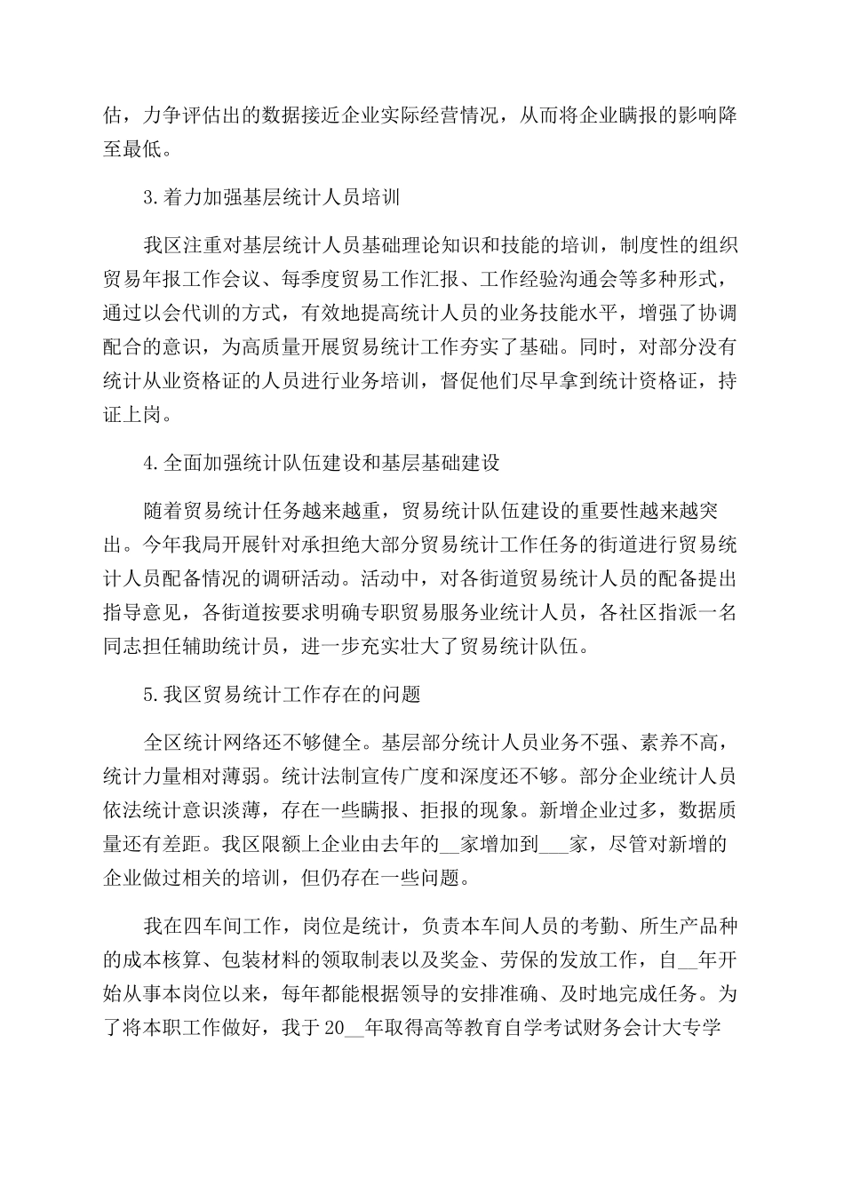 统计工作年度工作总结范文2024_第3页