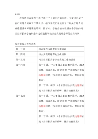 综合实践工作推进表20241206