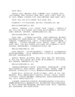 网络小说大神排行榜-大神级作家都有谁