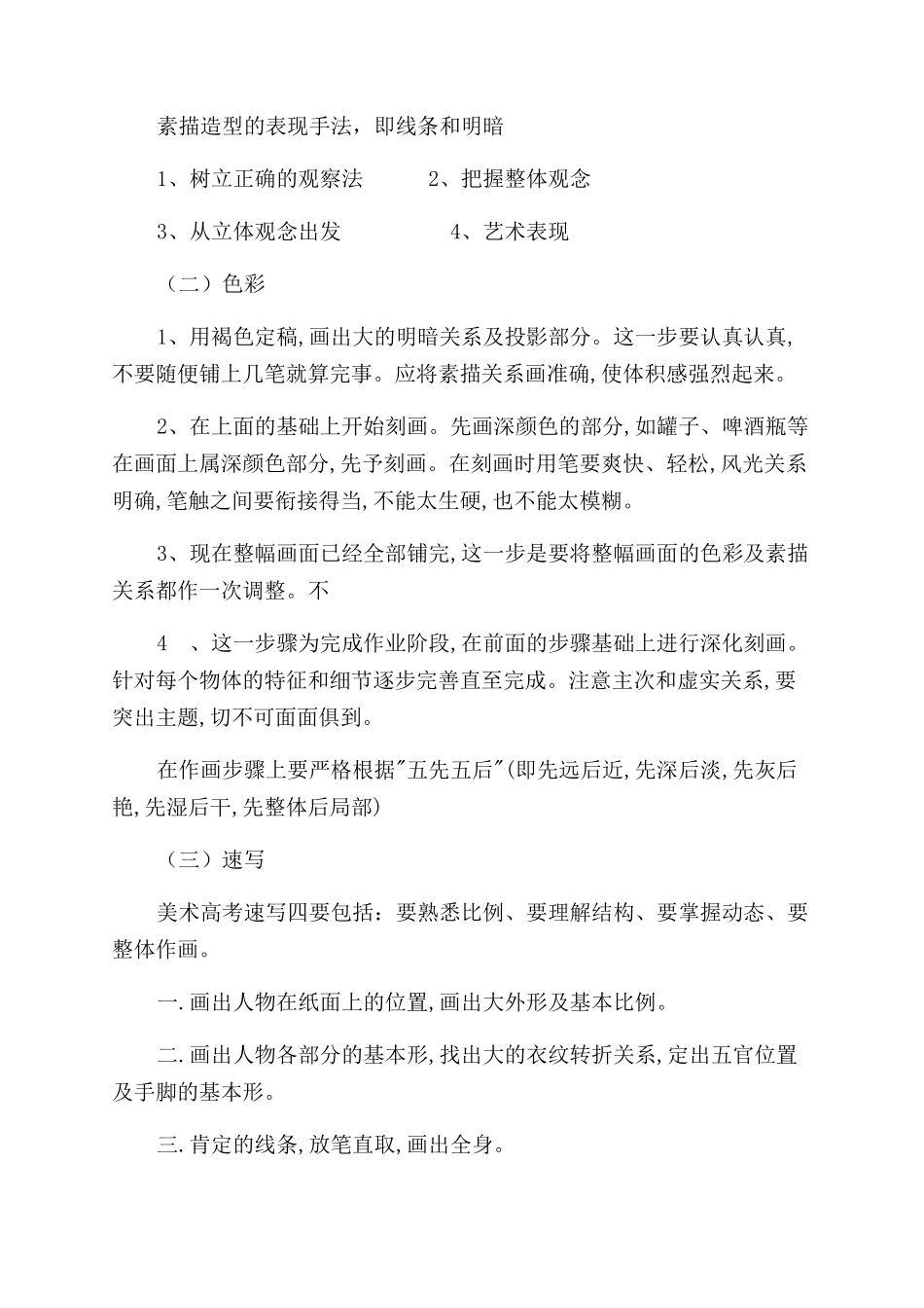 美术专业学习培训心得体会范文_第2页