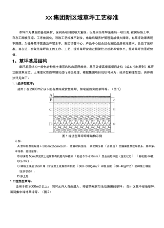 草坪工艺标准