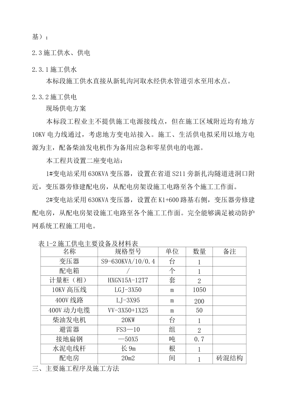 公路工程被动防护网施工方案_第3页
