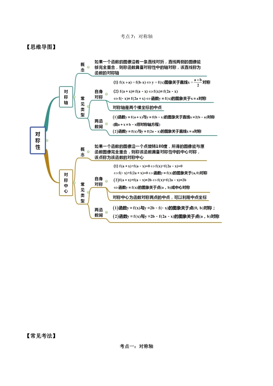 考点07-对称性(解析版)_第1页