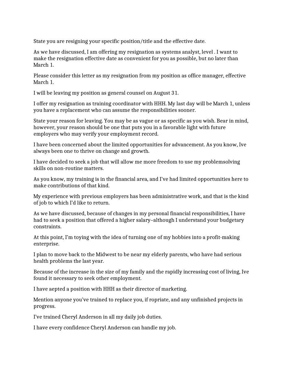 英文辞职报告常用语句_第1页