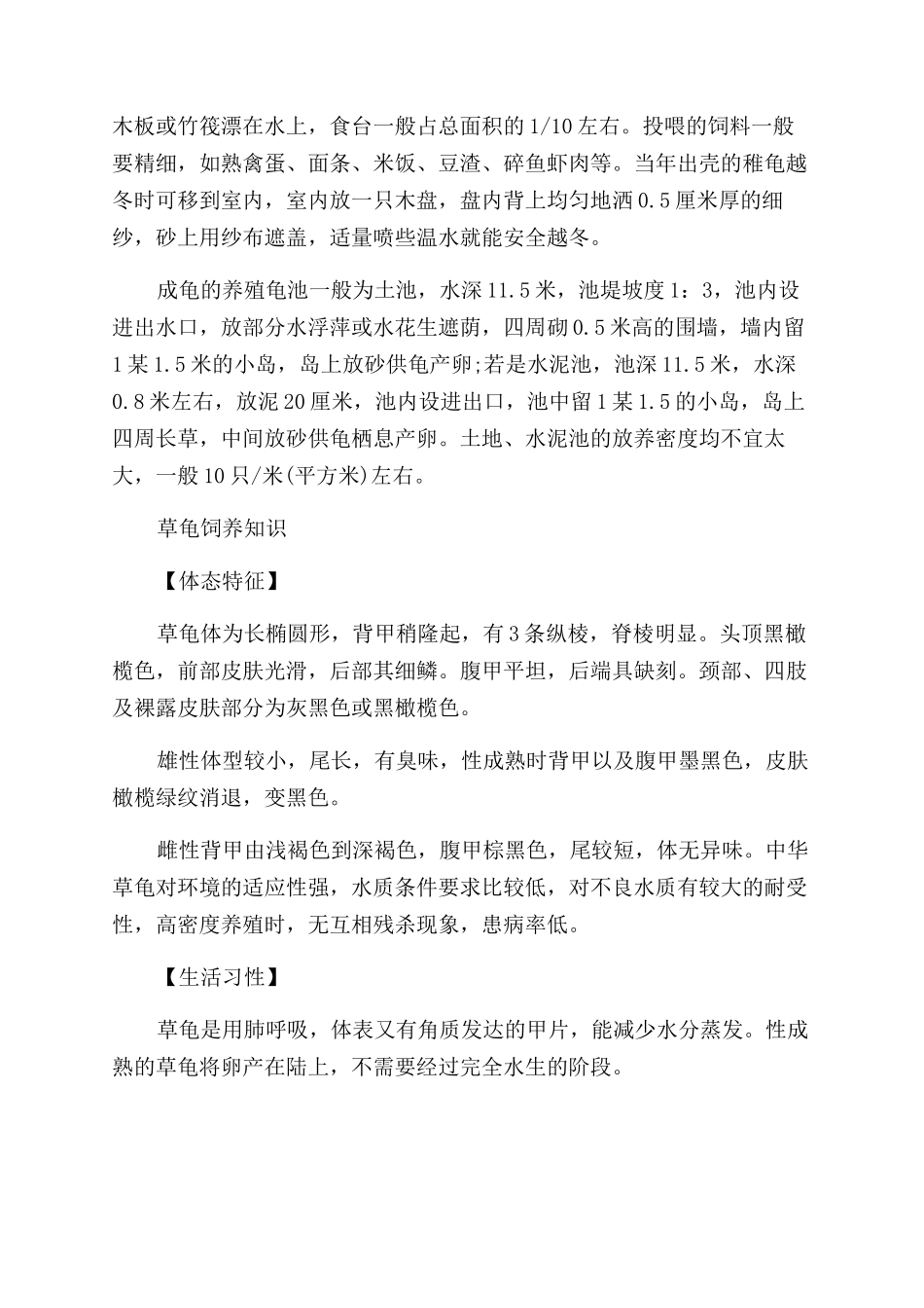 草龟放多少水养比较好_第2页
