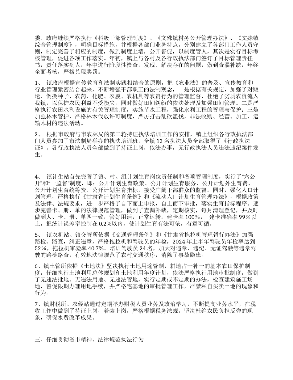 行政执法工作自查总结_第2页