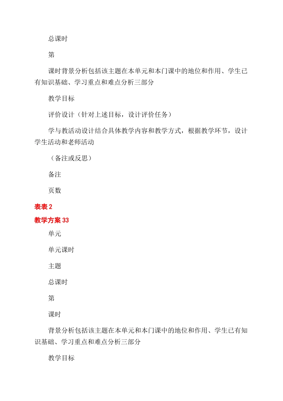 课程设计方案范文表格式设计者_第2页