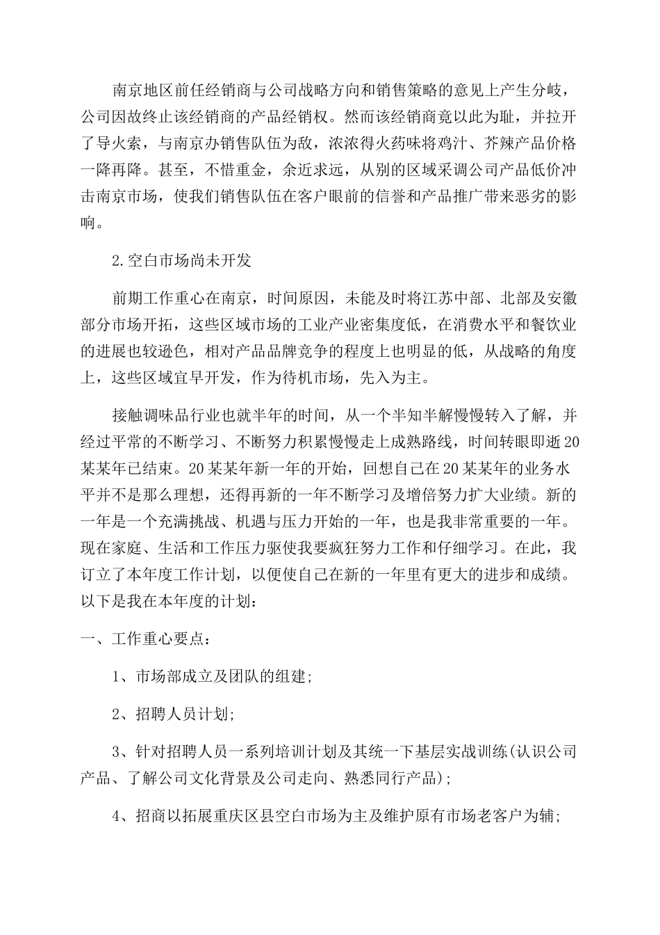 调味品销售工作总结范文_第2页