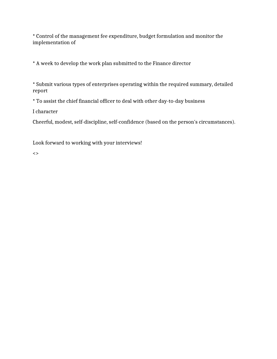 财务主管英文简历范文_第2页