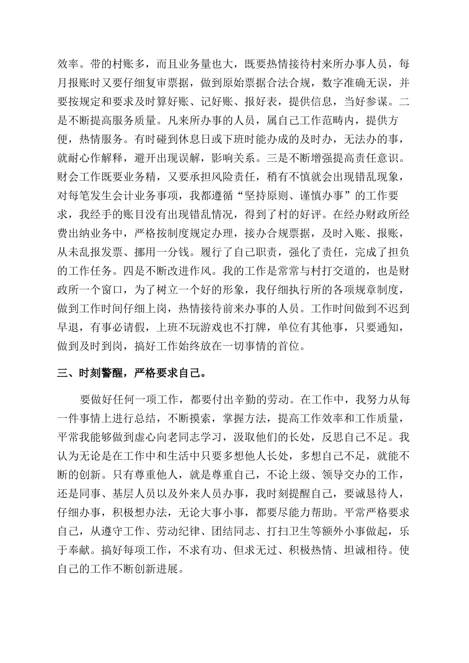 财务会计工作总结范文及工作计划范文报告范文2024_第2页