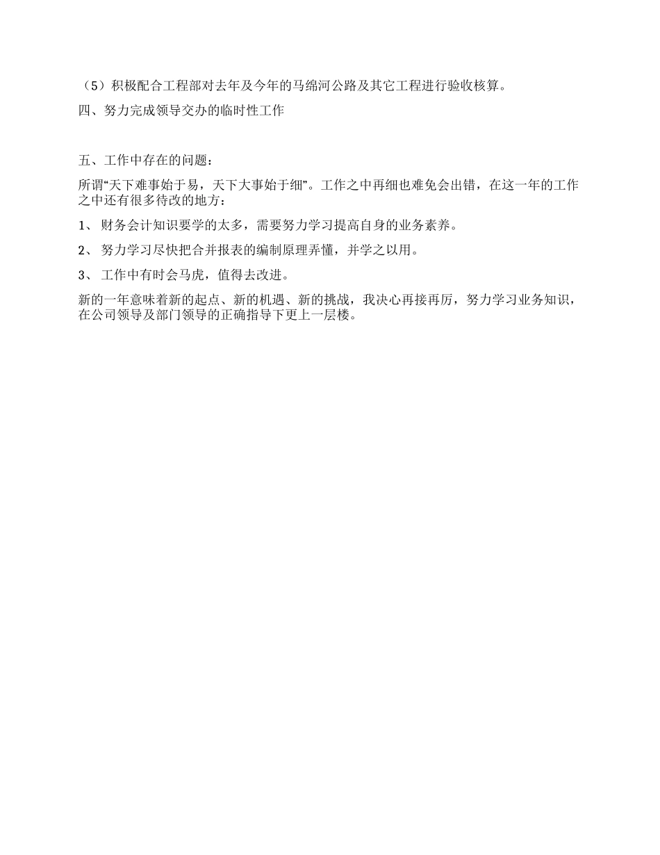 财务会计年终工作总结范文_第2页