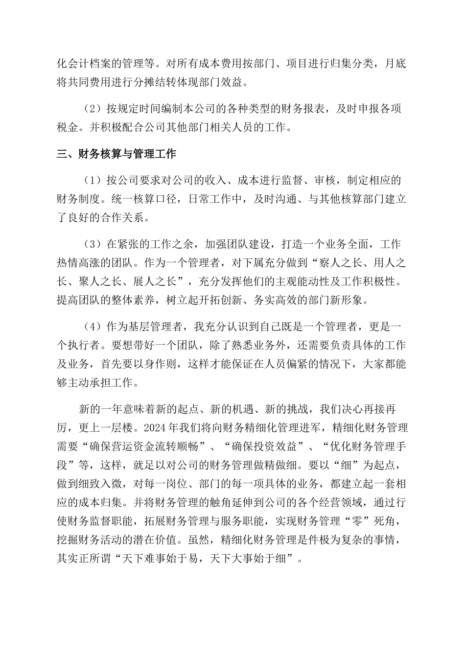 财务年末工作自我总结范文_第2页