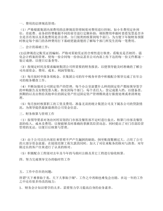 财务总结2024年公司财务会计工作总结