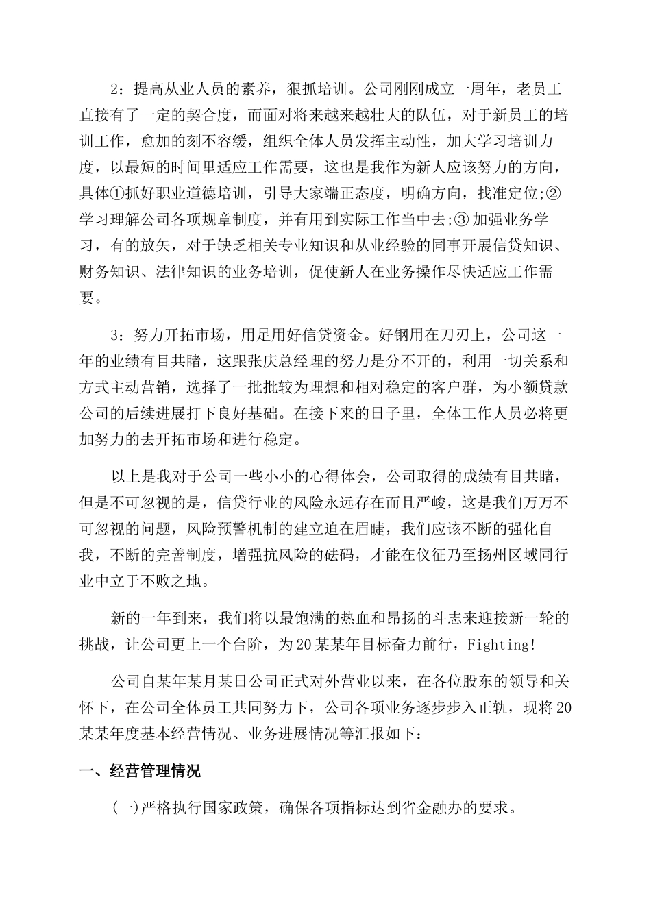 贷款公司年终总结范文_第2页