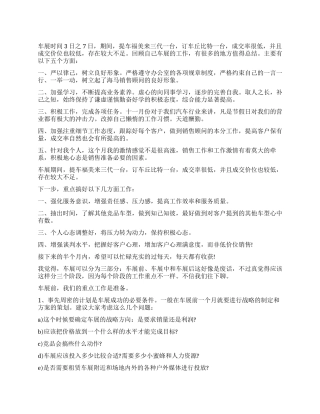 车展工作总结3篇