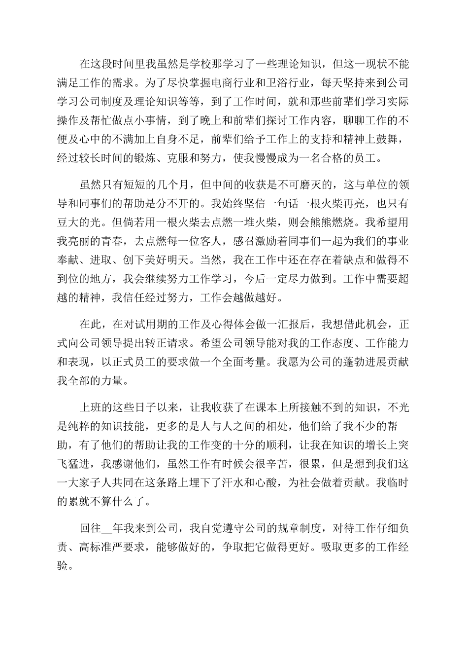 转正个人工作总结范文2024_第3页