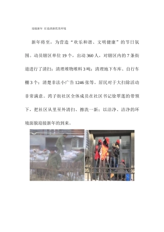 迎接新年-打造清新优美环境12