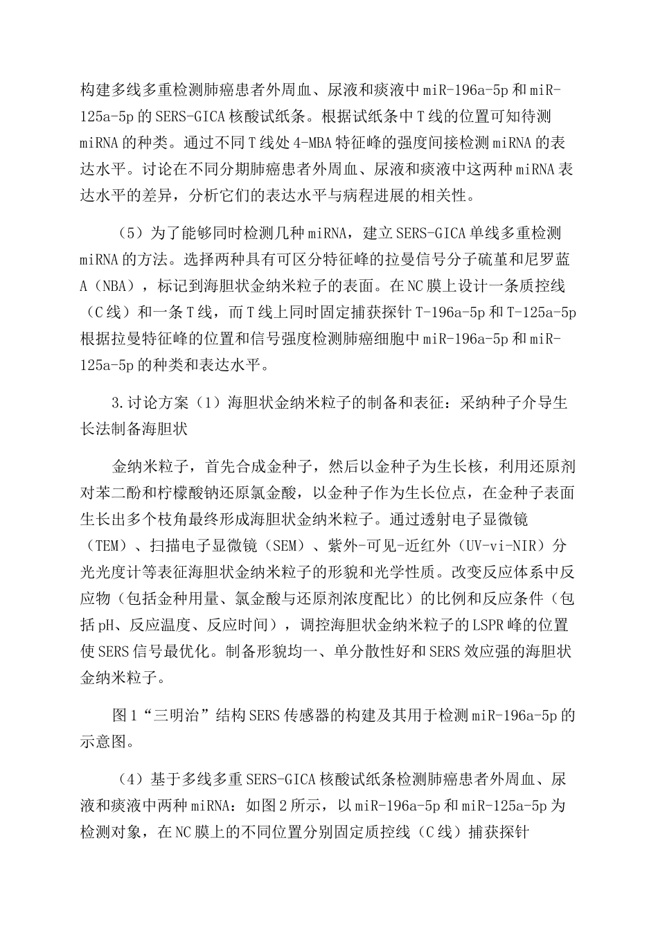 通过结合SERS和侧向层析技术来建立一种新型miRNA检测方法-SERS-GICA技术成果详细介绍_第2页