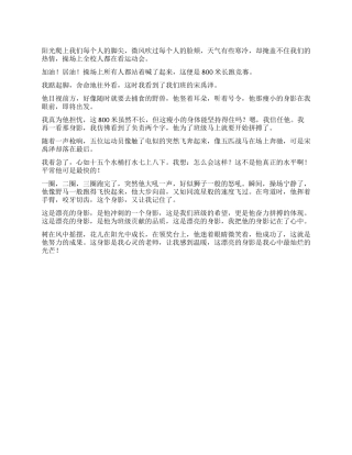 那身影如此美丽作文600字